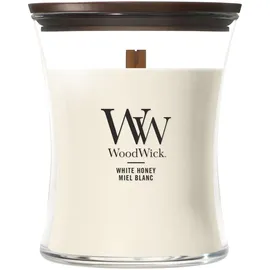 Woodwick White Honey Duftkerze 275 g beige