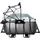 EXIT TOYS Black Leather Pool 400 x 200 x 122 cm inkl. Sandfilterpumpe und Abdeckung