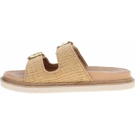 TAMARIS Pantolette Damen Vegan Flach braun,EU 40