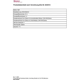 Neff EX4PB0 Set E2CCG6AK3 + M16SRF0L0