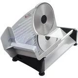 Mophorn Elektrischer Allesschneider 200 W Mit 19 Cm Klinge, Aufschnittmaschine Mit Einstellbarer Schnittstärke Von 0–15 Mm, Ideal Für Gefrorenes Fleisch, Schinken Und Steak