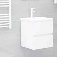 VidaXL Waschbeckenunterschrank Weiß 41x38,5x45 cm Holzwerkstoff
