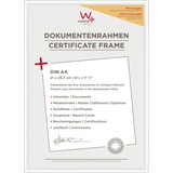 walther design Bilderrahmen weiss 21 x 29,7 cm (DIN A4) mit Kunstglas, New Lifestyle Kunststoffrahmen KVX130W