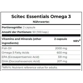 Scitec Nutrition Omega 3 Kapseln 100 St.
