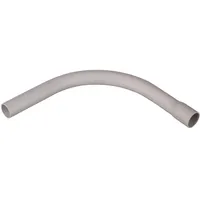 Fränkische Rohrwerke Fränkische Kunststoffsteckbogen SBSKu-EM-H0 50mm grau halogenfrei,
