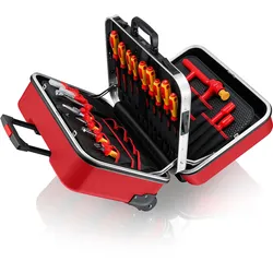 KNIPEX Werkzeugkoffer BIG Twin Move RED Elektro Kompetenz 523 mm - 989915