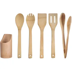 WESTMARK Küchenhelfer-Set braun Bambus