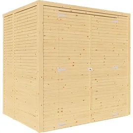 Konifera Beno 2 Fineline Flachdach 2,07 x 1,70 m Beige