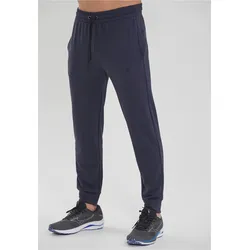 Sweathose VIRTUS "Streat", Herren, Gr. L, US-Größen, blau (dunkelblau), 66% Viskose, 30% Polyester, 4% Elasthan, unifarben, sportlich, lang, Hosen, mit Baumwoll-Touch