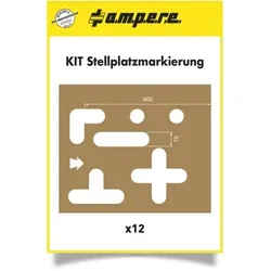 Schablonen KIT Stellplatzmarkierung 12 Schablonen