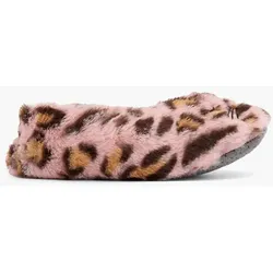 ABS Socken - Damen - animal-print - beige
