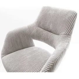 DeLife Barstuhl Yago-Flex 60 x 110 x 58 cm Silbergrau