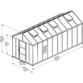 CANOPIA Glory Alu anthrazit HKP 10 mm 14,7 m2