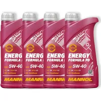 4x 1L Mannol ÖL Energy Formula PD Motoröl 5W-40 passend für VW 502.00 501.00 BMW LL-04