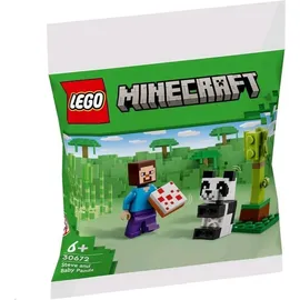 LEGO Minecraft Steve mit Baby-Panda 30672