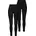 Leggings Figurbetont Schwarz 46