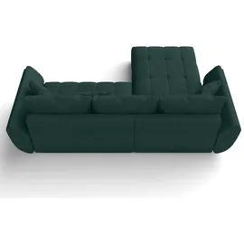 ax living Eckcouch mit Schlaffunktion 280 cm Grün