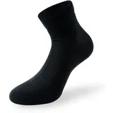 Lenz Performance Quarter Tech Socken Schwarz 39-42