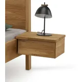 Home Affaire Nachttisch Huven (2-St), 2'er Set Nachttische, Eiche mit gebürstet Front passend zur Bett HUVEN beige