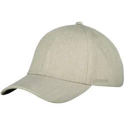 Baseball Cap LERROS "LERROS Basecap mit Fischgrat-Struktur", Damen, Gr. Normalgrößen, tinted grau, 100% Baumwolle, Caps