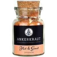 Ankerkraut Hot & Sweet, Gewürzmischung zum Mischen von leckeren Dips und Soßen, 100g im Korkenglas