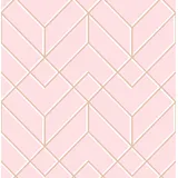 Superfresco Easy Vliestapete SUPERFRESCO EASY "Losanges filaires", rosa, B:0,52m L:10,05m, Vlies, Tapeten