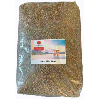 Koifutter (rot,gelb,grün Multimix) Allround Futter 6 mm 15 kg