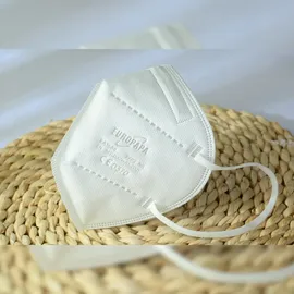 EUROPAPA 20x FFP2 Weiss Atemschutzmaske 5-Lagen Staubschutzmasken einzeln Verpackt