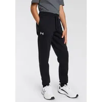 Under Armour Rival Fleece Jogginghose Jungen 001 black/white L