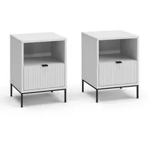 Vicco Nachtschrank Eliza 40 x 38,1 x 55 cm Weiß