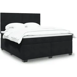 vidaXL Boxspringbett 180 x 200 cm Schwarz
