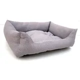 Ollesch Hundekorb Ollesch Tierbett Hilde silber 60 x 45 cm silberfarben