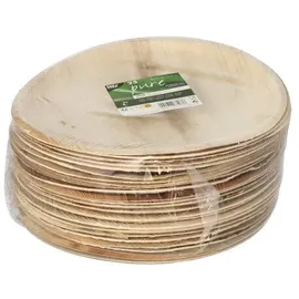 Papstar Teller Palmblatt rund Ø 18,5 cm 25 St. Naturfarben