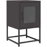 vidaXL Nachtschrank 36 x 39 x 60,5 cm Schwarz