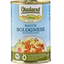 Ökoland Sauce Bolognese mit Hackfleisch bio