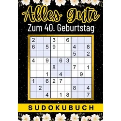 40 Geburtstag Geschenk | Alles Gute zum 40. Geburtstag - Sudoku