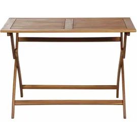 Siena Garden Klapptisch 110 x 70 x 74,5 cm natur