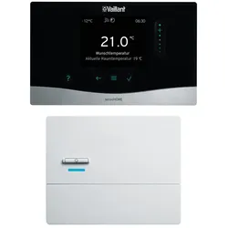 Vaillant Funk-Raumtemperaturregler sensoHOME VRT 380f/2 eBUS-Schnittstelle 0010045487
