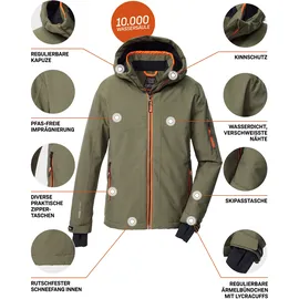 KILLTEC KSW 202 BYS SKI JCKT, oliv, 176,