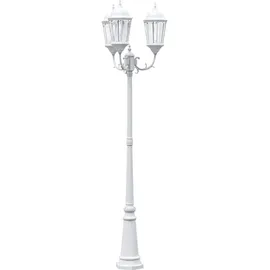 vidaXL Garten-Licht Weiß 235 cm Aluminium vidaXL