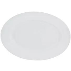 Kahla Aronda Platte oval 23 cm | weißer Servierteller aus Porzellan