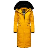 Navahoo Wintermantel Fahmiyaa gelb / schwarz XS