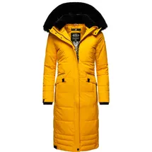 Navahoo Wintermantel Fahmiyaa gelb / schwarz XS