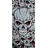 Modeka Skulls Grey Multifunktionstuch, grau für Männer