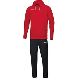 Jako Base Jogginganzug mit Hoodie rot 140