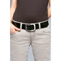 Soccx Damengürtel Leder schwarz 80