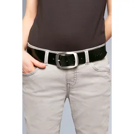 Soccx Damengürtel Leder schwarz 80