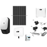 Solaranlagen Komplettset: 8,55 kWp Set, Trina 450 Glas/Glas u. Huawei 8 KTL, 5 kW Speicher und K2 Montagesystem und Wallbox