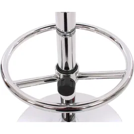 Mendler Bartisch Bari Ø60 cm höhenverstellbar Schwarz