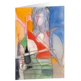 Adeo Verlag Kunstkarten "Frau mit Geige" 5 Stk.